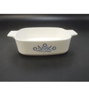 Vintage CORNING WARE Blue Cornflower A-1-B 1 Qt CASSEROLE BAKING DISH